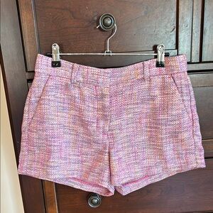 Women's Pink Tweed Shorts, 2P, Like New